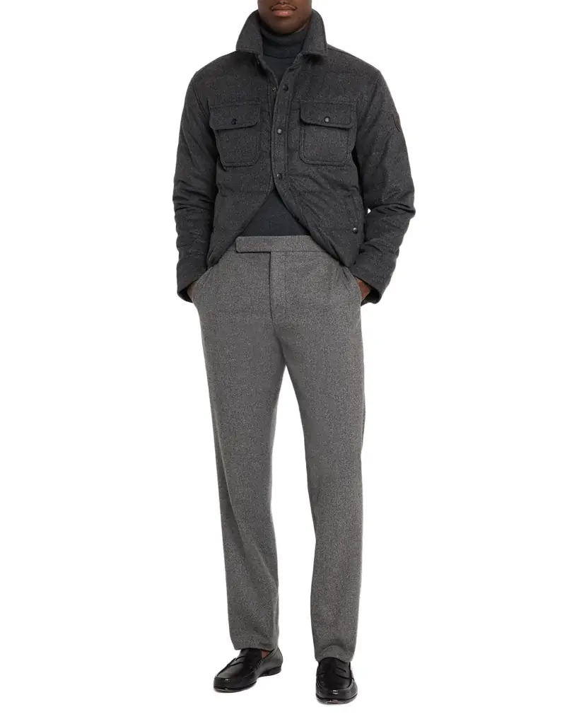 Polo Ralph Lauren Men 's Lewis Melton Down Shirt Jacket