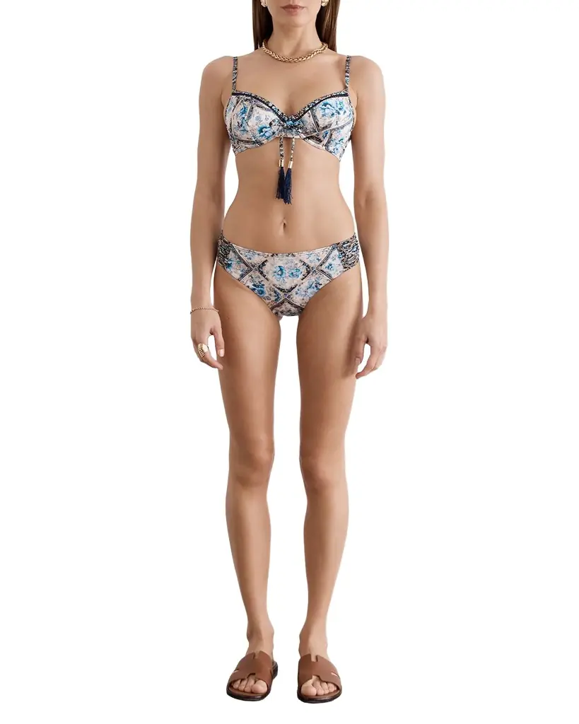 Aqua Blu Australia June Gathered Bikini Top