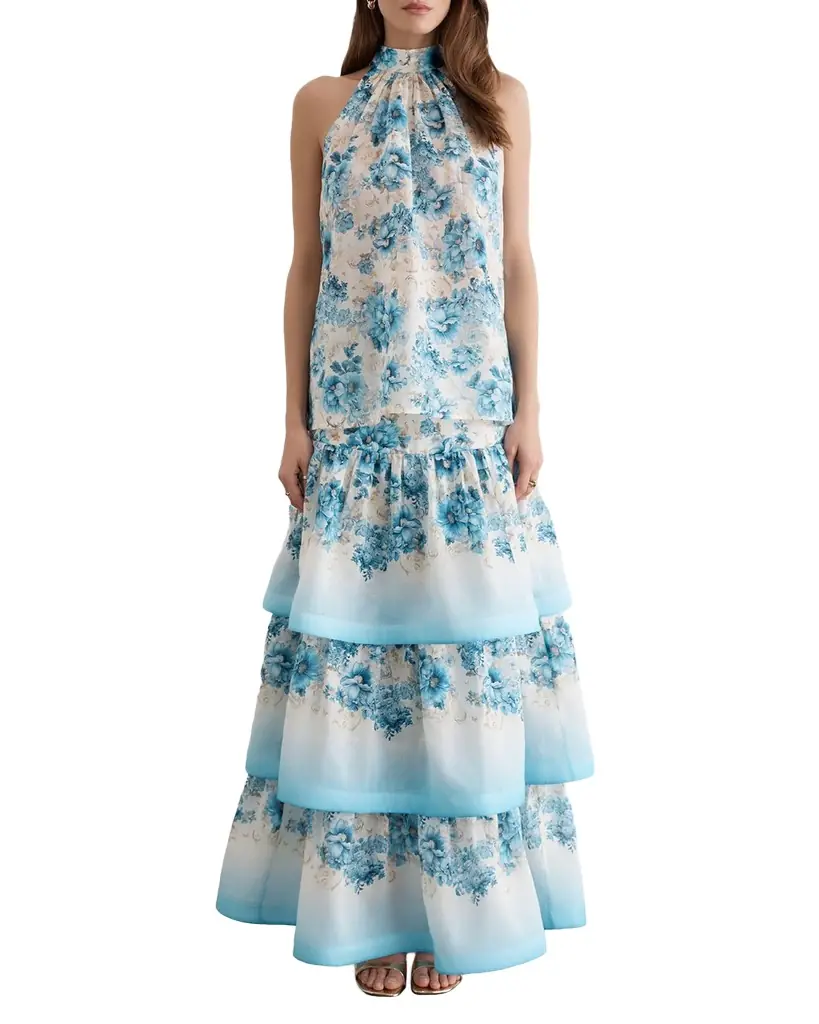 Aqua Blu Australia Alice Floral Halter Top