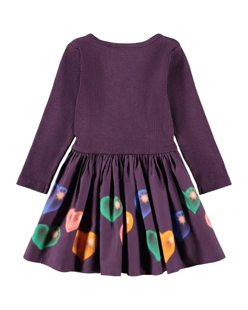 Molo Girl 's Candi Long-Sleeve Cotton Dress, Size 6M-2