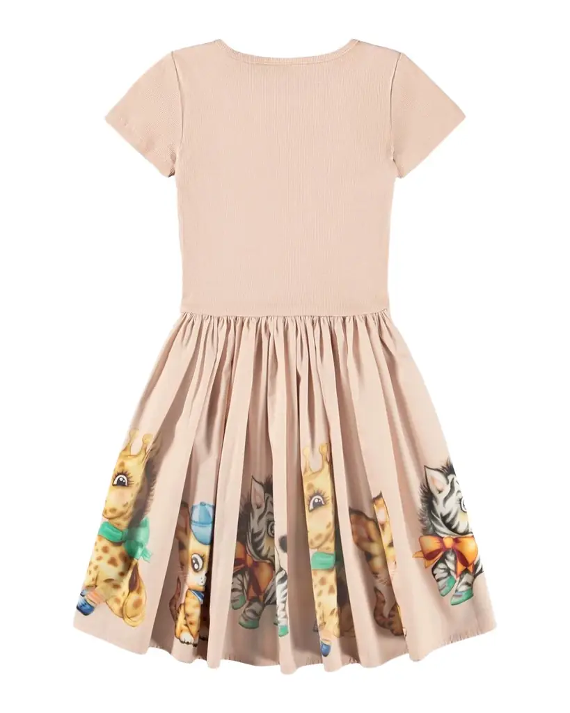 Molo Girl 's Cissa Short-Sleeve Organic Cotton Dress, Size 7-10