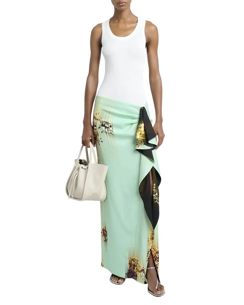 Proenza Schouler Cella Printed Double Crepe Skirt - Women's Clothing