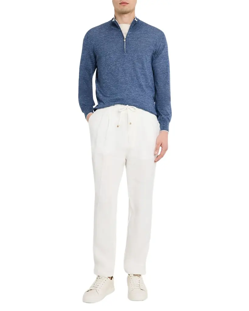 Brunello Cucinelli Men 's Cashmere Knit Quarter-Zip Sweater