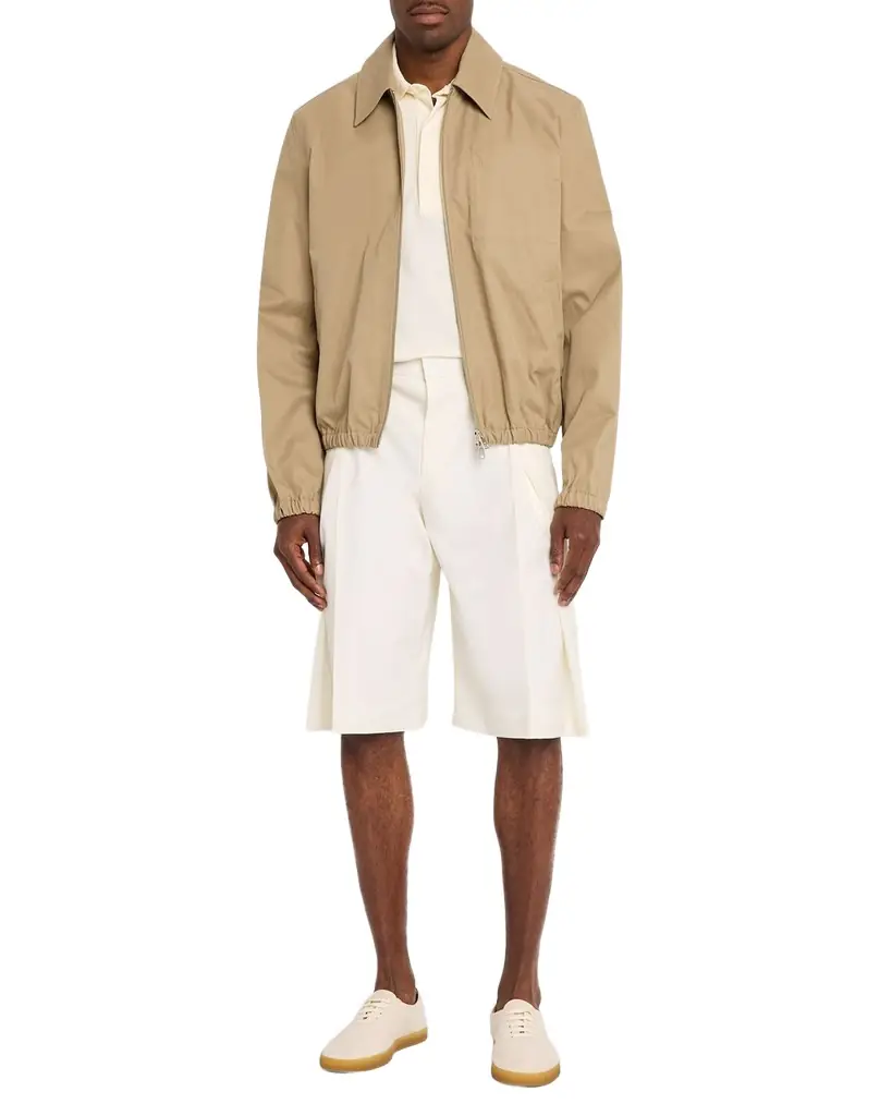 Ami Paris Men 's Cotton Full-Zip Shirt Jacket