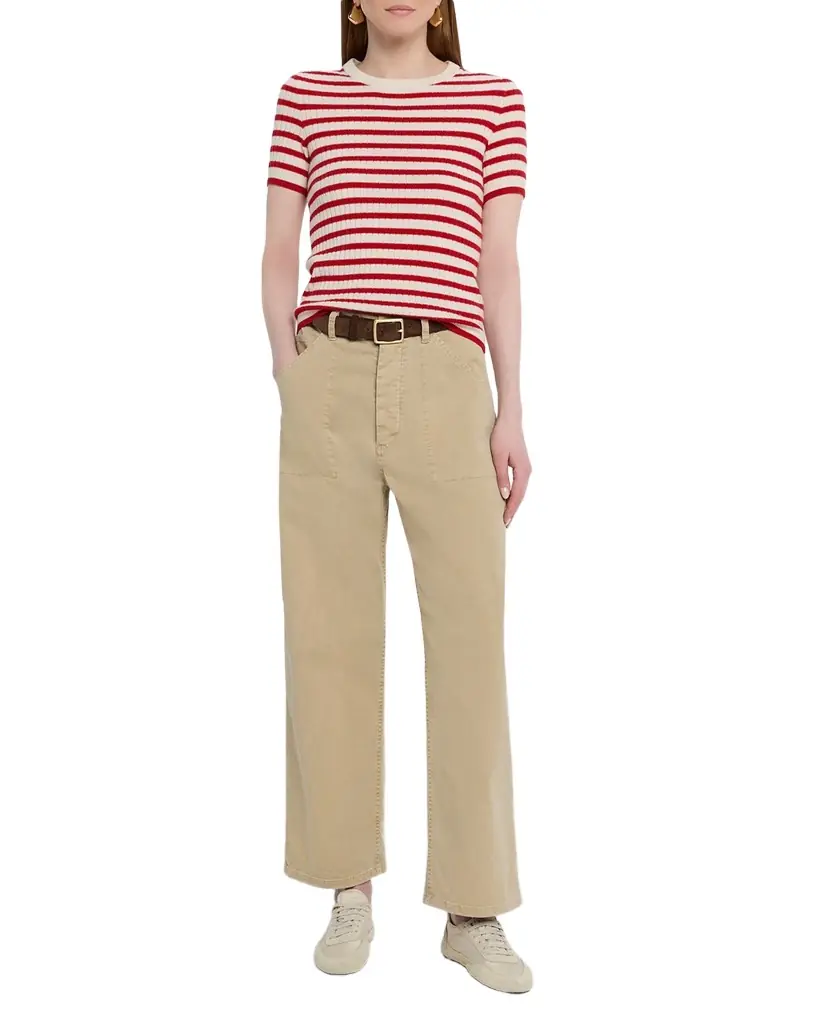 Nili Lotan Whitney Stretch Cotton Pants - Women's Clothing