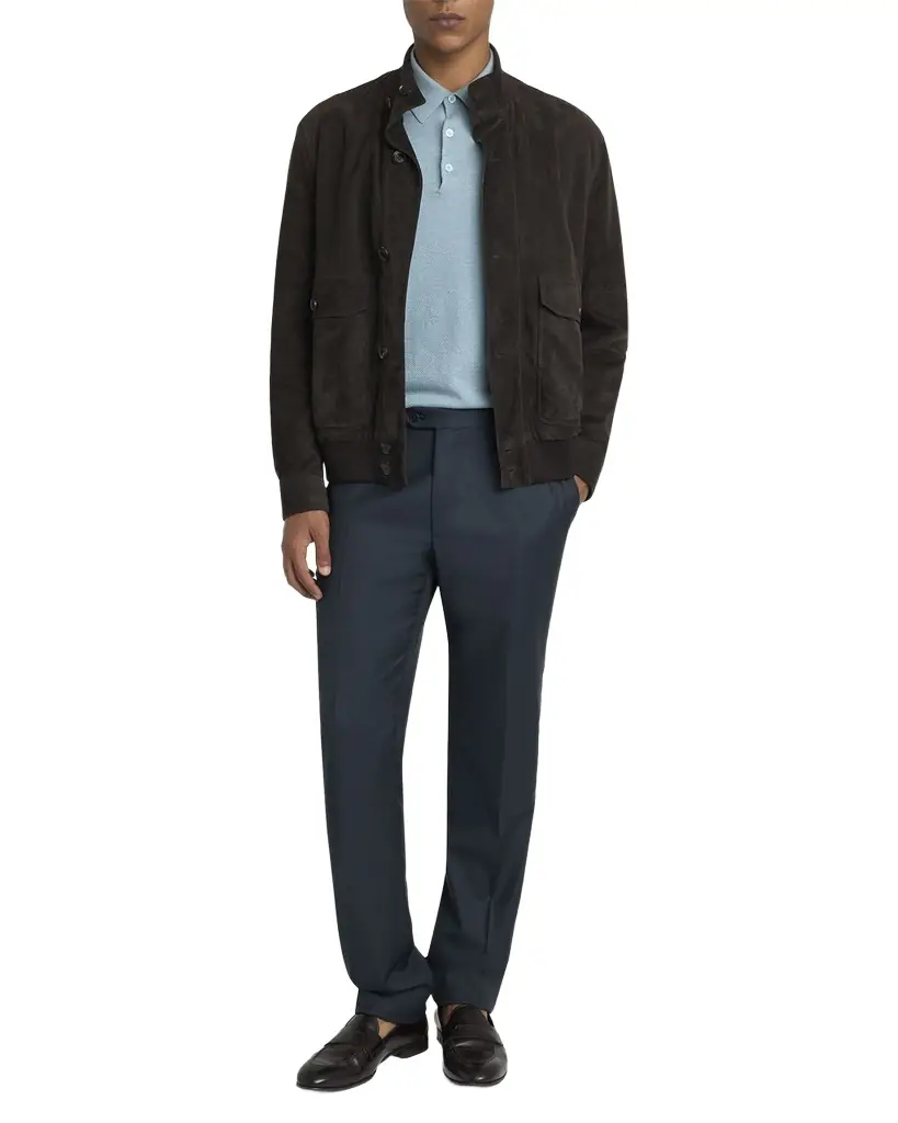 Brioni Men 's Sea Island Polo Shirt
