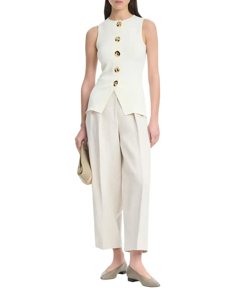 Altuzarra Happer Button-Front Top - Women's Clothing