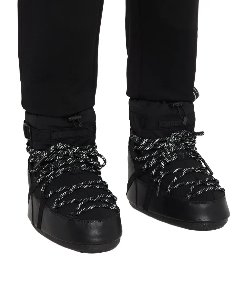 Moncler x Moon Boot Men 's Icon Low Gaiter Padded Snow Boots
