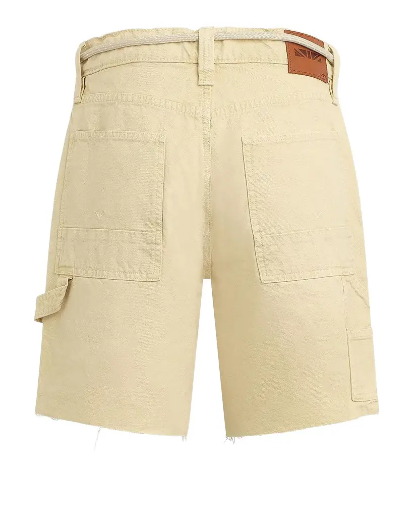 Hudson Men 's Cotton Twill Belted Carpenter Shorts