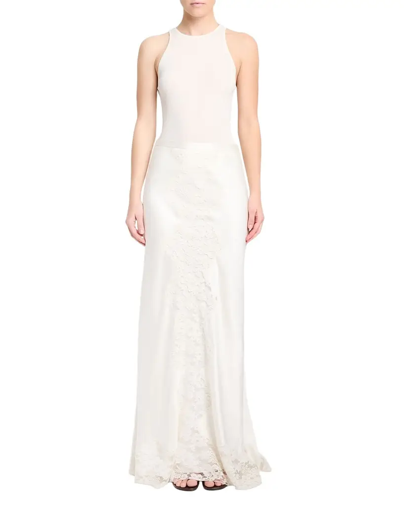 TWP Lace Silk Maxi Skirt