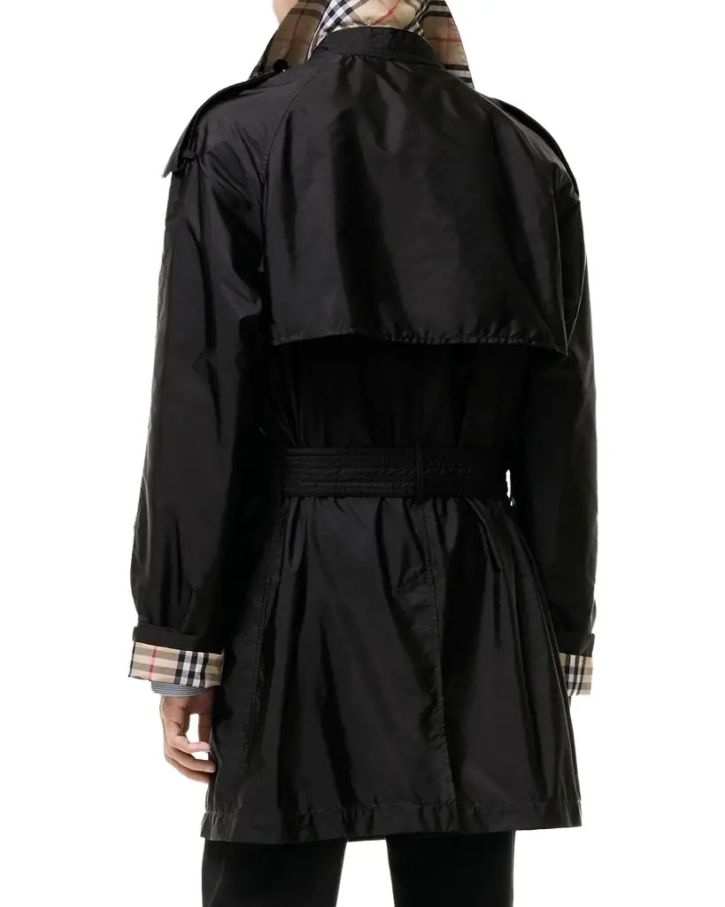 Burberry Men 's Leadenham Nylon Trench Jacket
