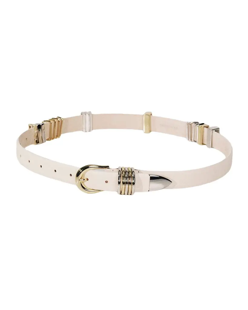 Dehanche Hollyhock Messy Suede Belt