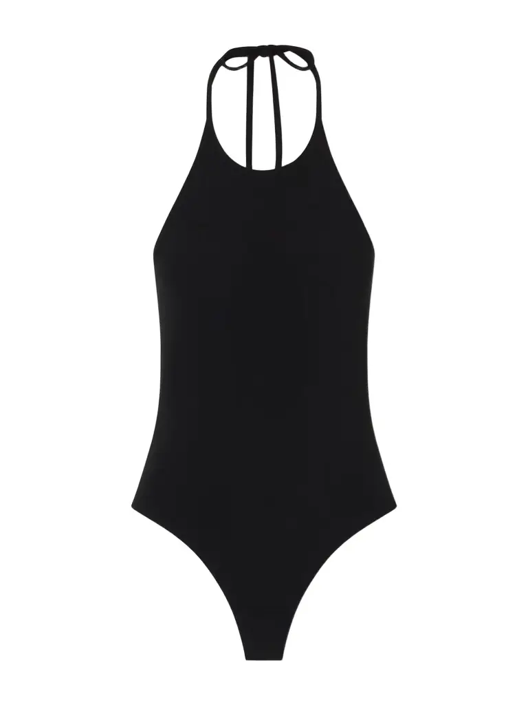 Lisa Marie Fernandez Halter Maillot Swimsuit