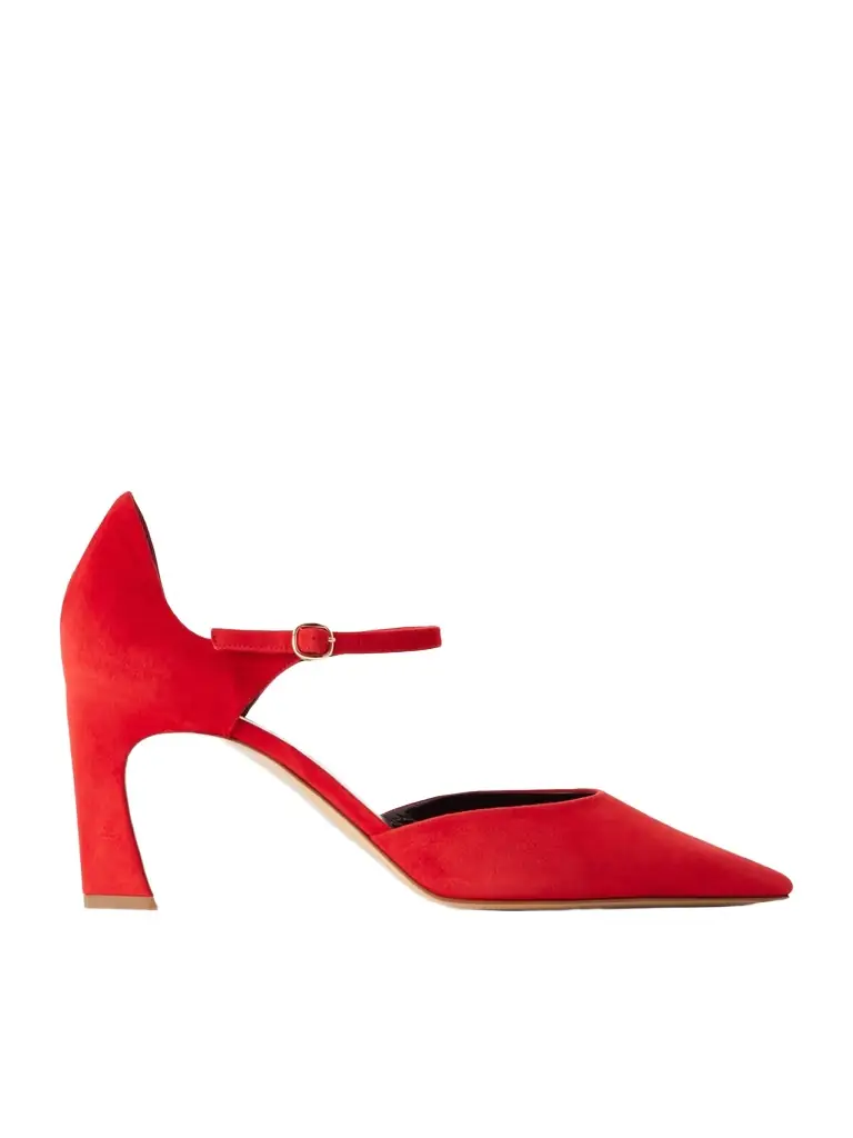 Gabriela Hearst Devil Pump 80 Suede Pumps