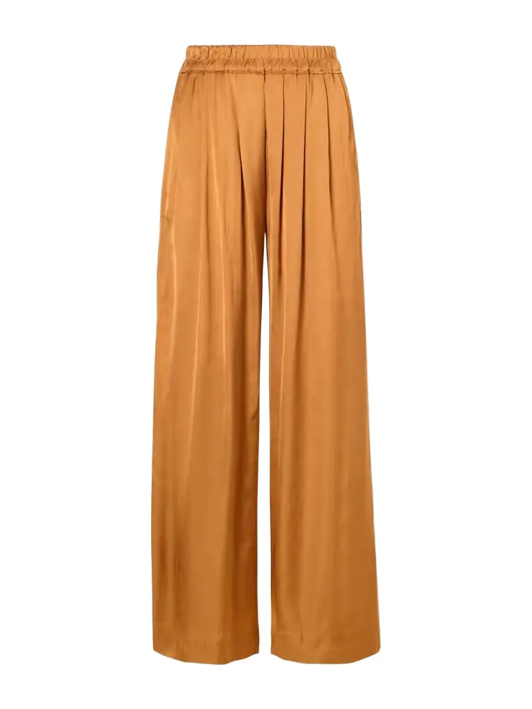 Isabel Marant Nolia Satin Wide-leg Pants