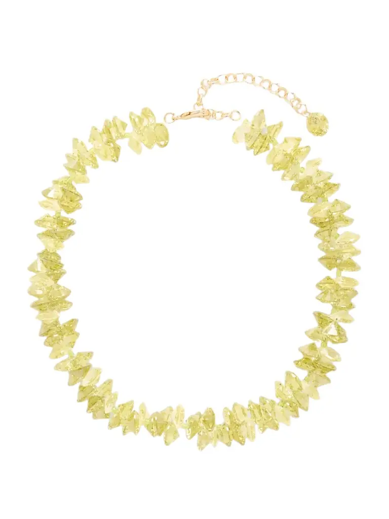 Roxanne Assoulin The Cubic Cluster Gold-tone Cubic Zirconia Beaded Necklace