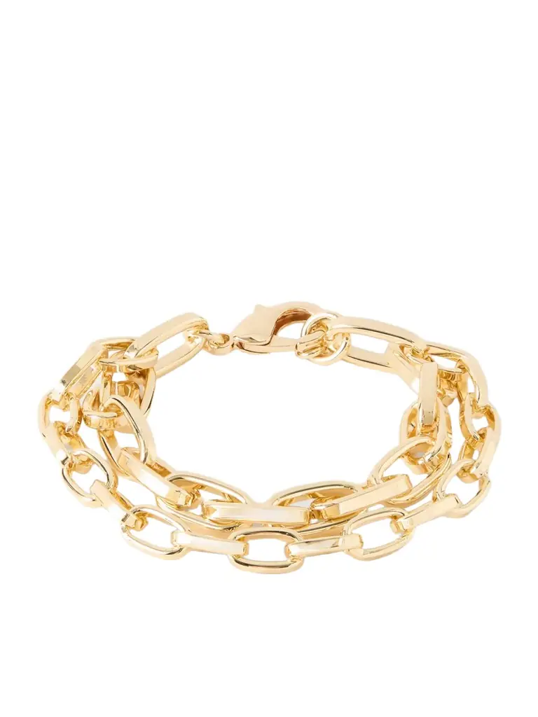 Roxanne Assoulin The Paperclip Gold-tone Chain Bracelet