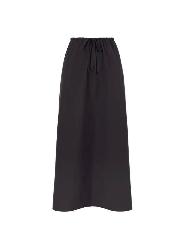 Matteau Organic Cotton-poplin Midi Skirt