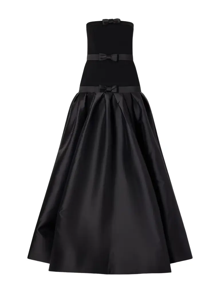 Rebecca Vallance Zendaya Crepe And Satin Gown