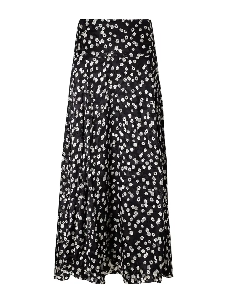 Isabel Marant Hilza Floral-print Chiffon Midi Skirt