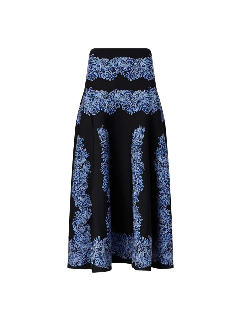 Ulla Johnson Alessia Jacquard-knit Midi Skirt