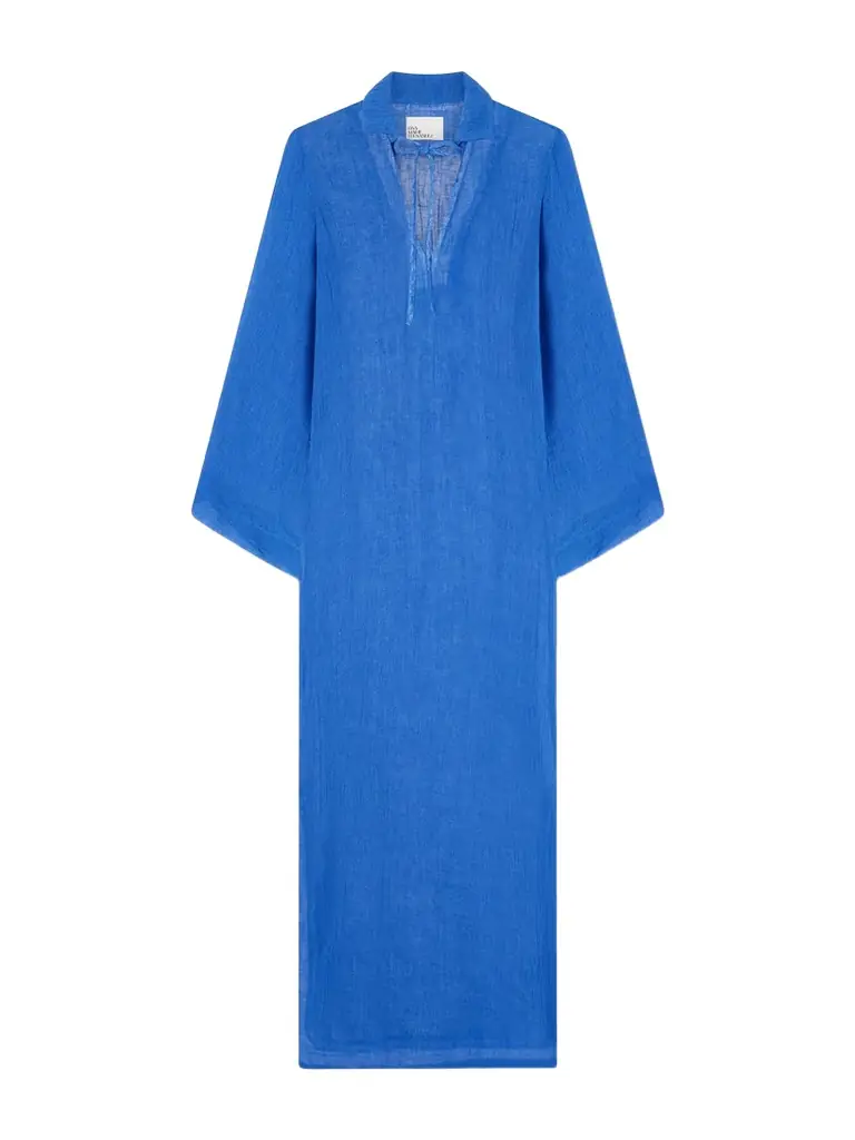 Lisa Marie Fernandez Linen-blend Coverup
