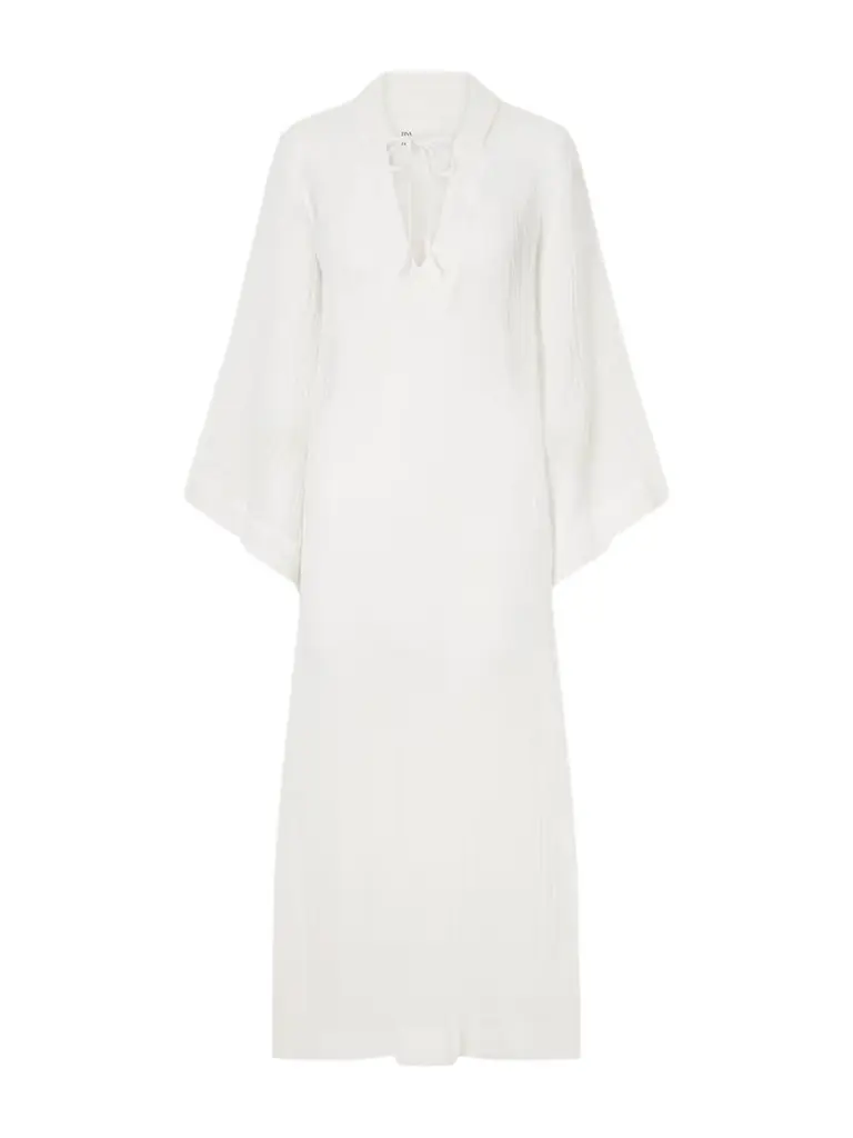 Lisa Marie Fernandez Linen-blend Coverup