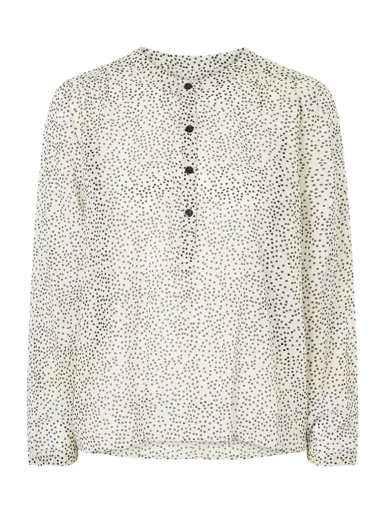 Marant Étoile Maria Polka-dot Organic Cotton-voile Blouse