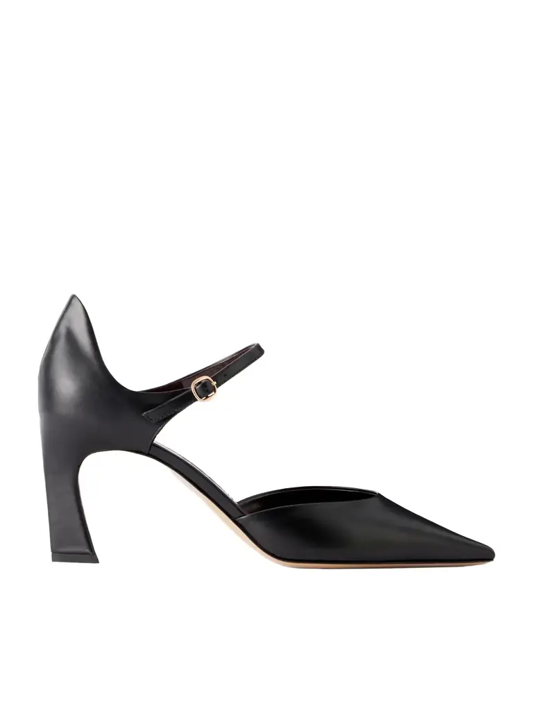 Gabriela Hearst Devil Pump 80 Leather Mary Jane Pumps