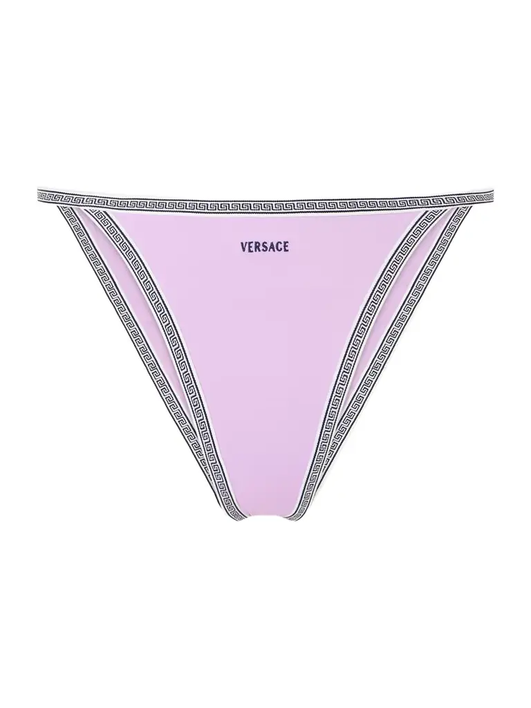 Versace Greca-embroidered Bikini Briefs