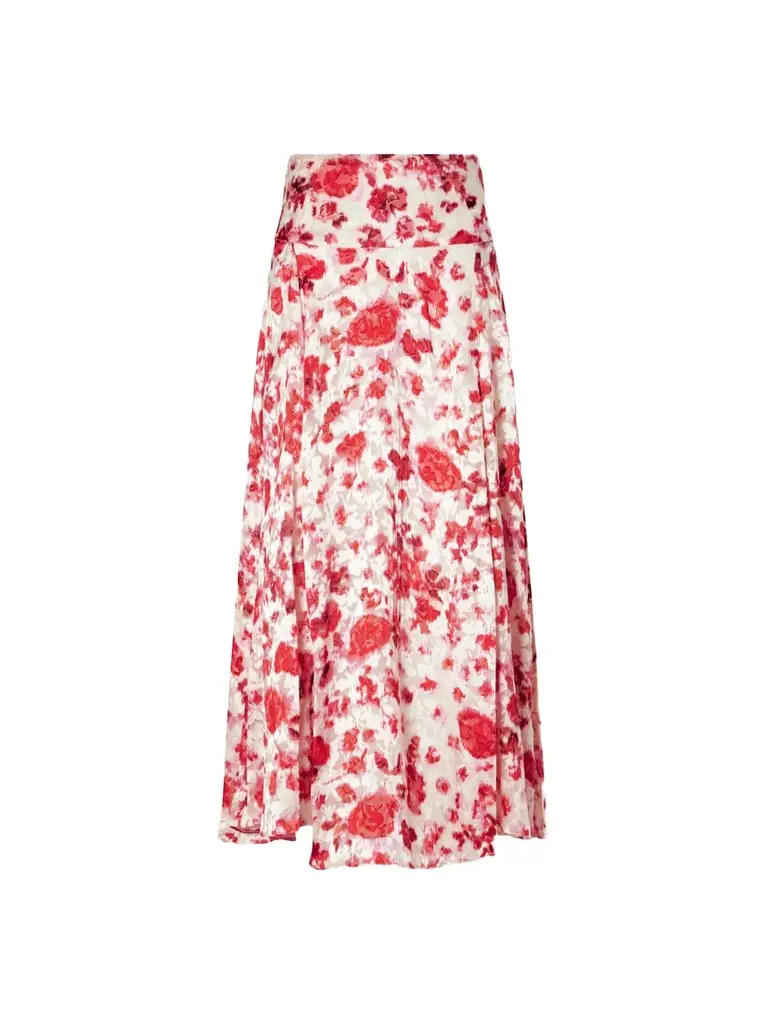 Isabel Marant Hilza Floral-print Chiffon Midi Skirt
