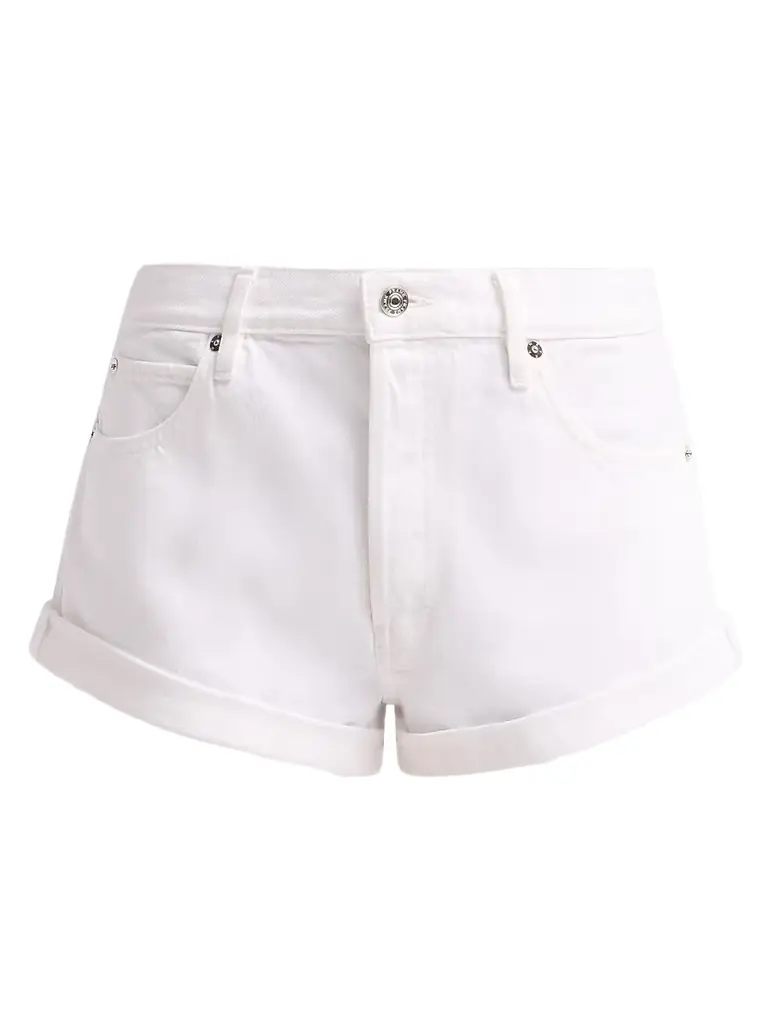 FRAME Women's The Darling Denim Shorts - White
