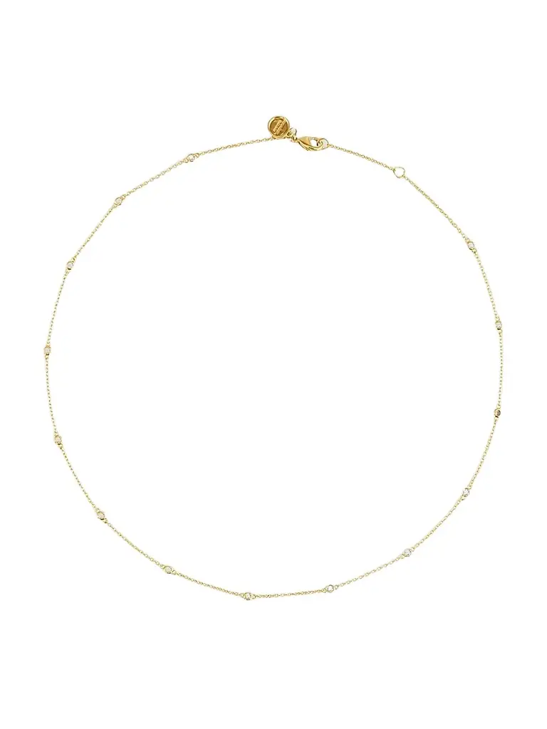 Anabel Aram Women's 18K-Gold-Plated & Cubic Zirconia Chain Necklace - Gold