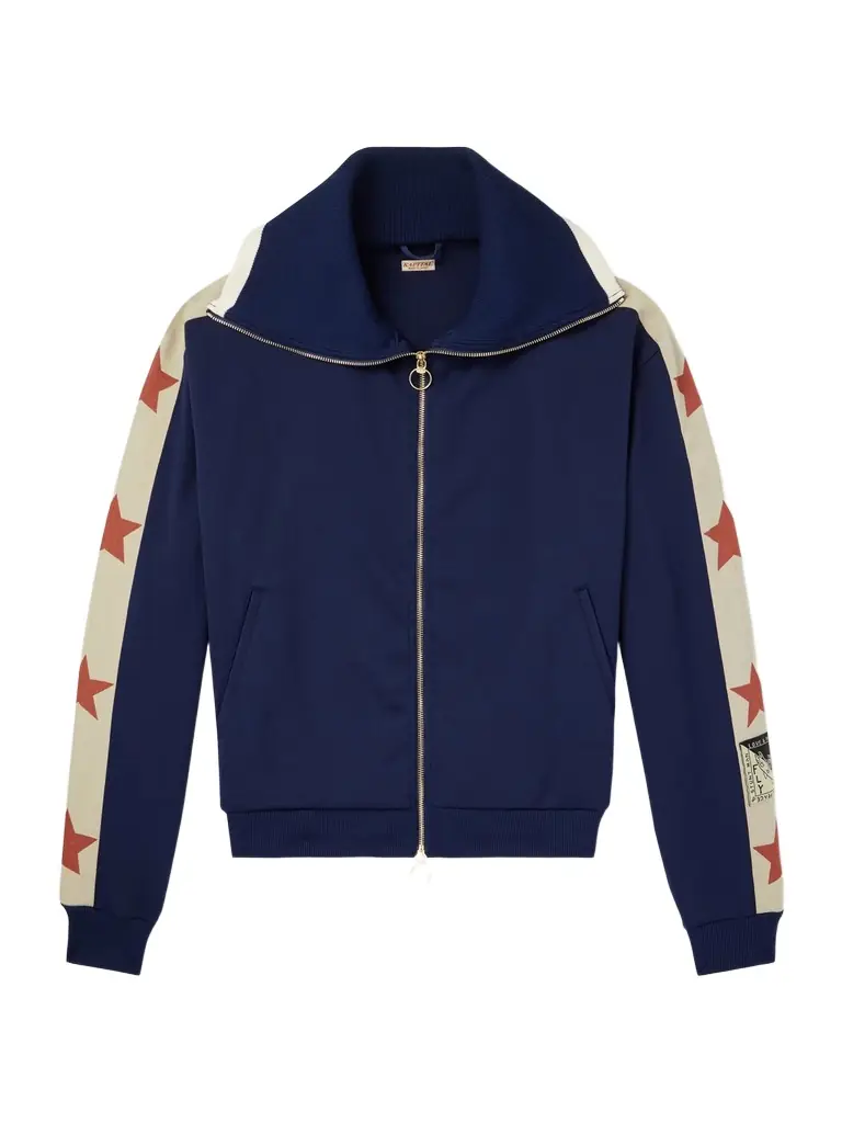 KAPITAL Jersey Zip-Up Sweatshirt - Men
