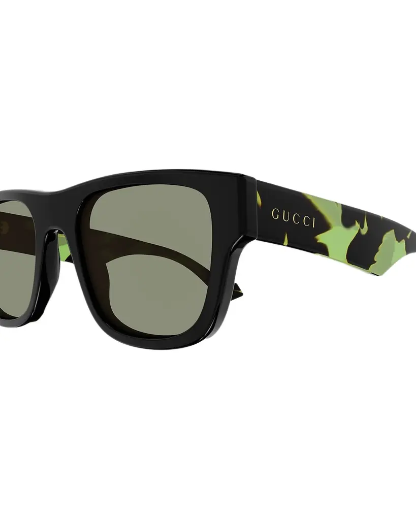 Gucci Men 's Acetate Rectangle Sunglasses