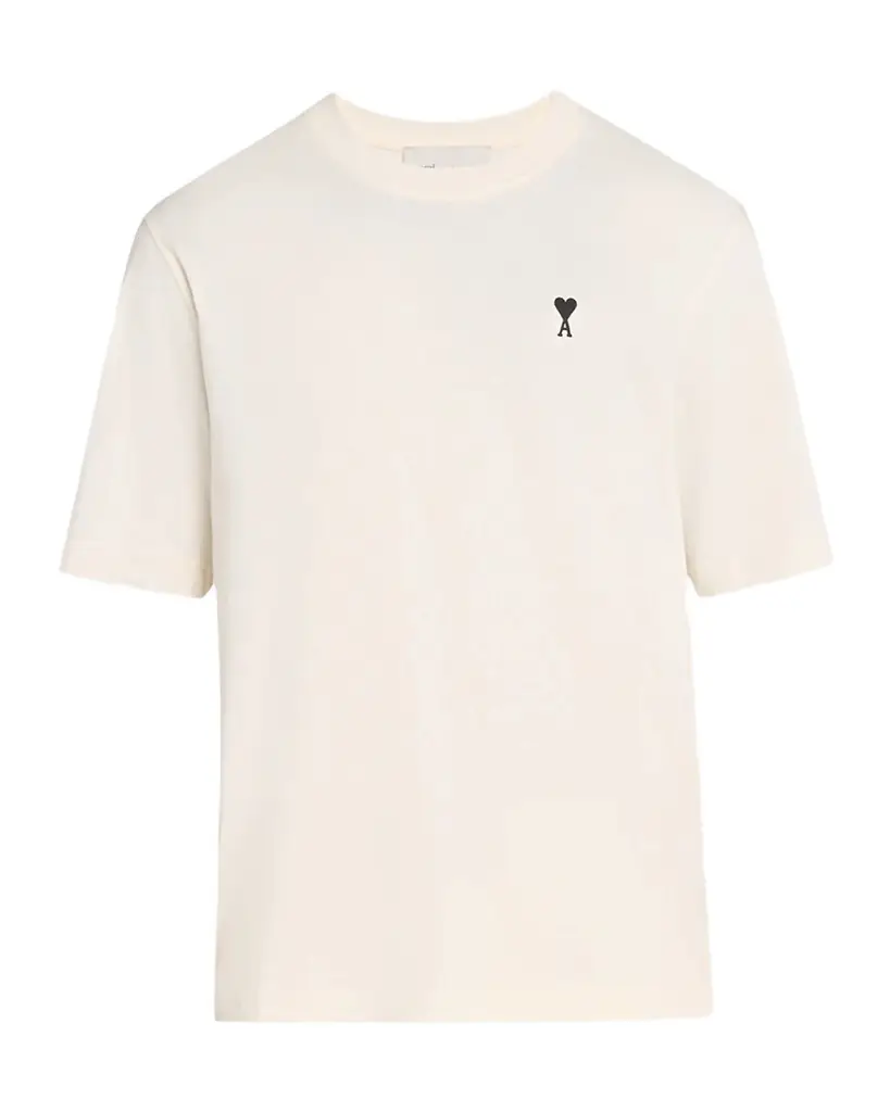 Ami Paris Men 's Ami de Coeur Boxy Fit Cotton Crewneck T-Shirt