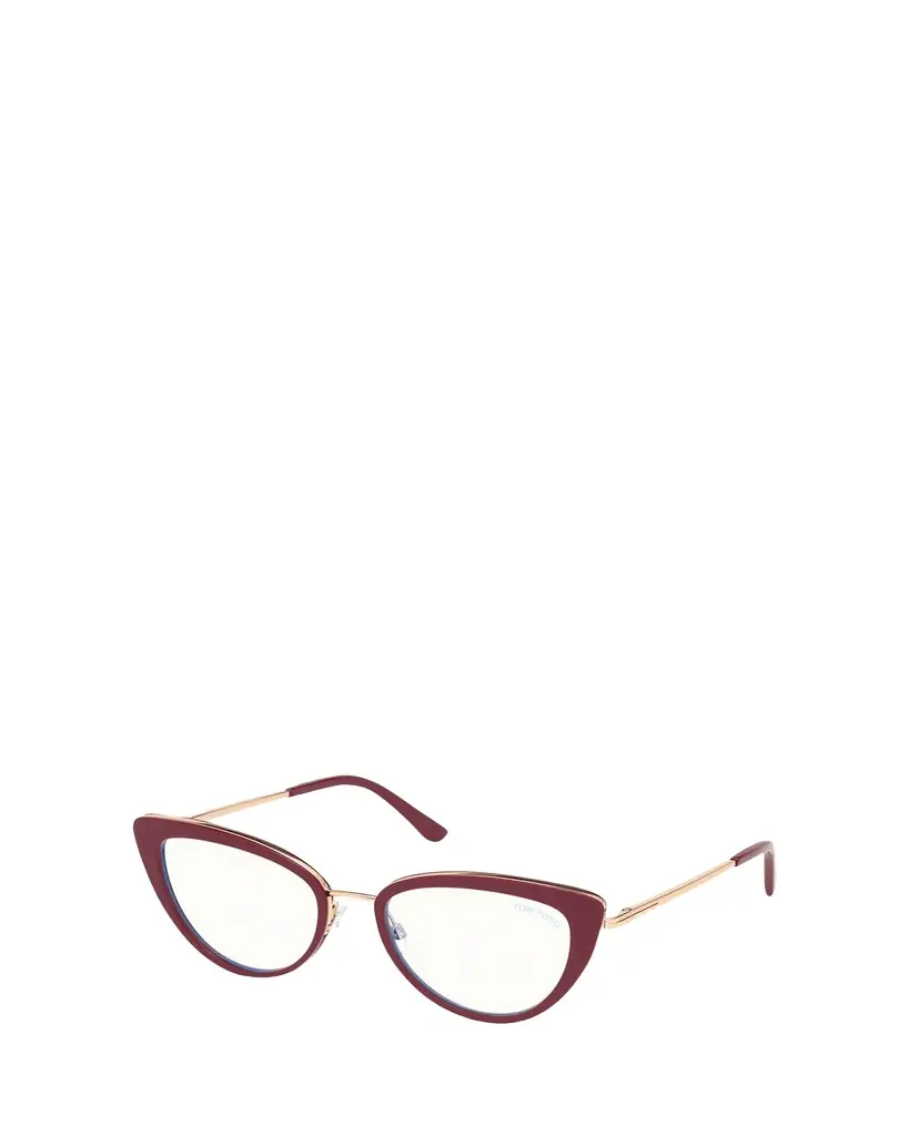 TOM FORD Blue Block Metal Cat-Eye Optical Frames