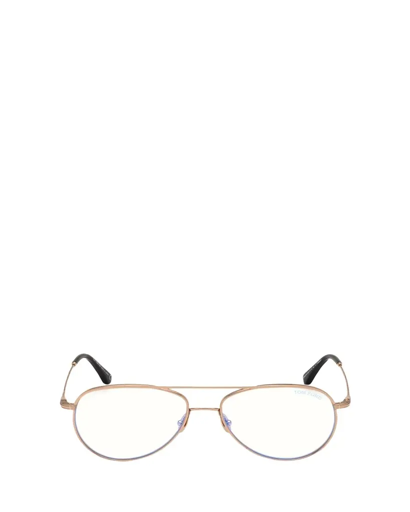 TOM FORD Blue Light Blocking Titanium Aviator Optical Glasses