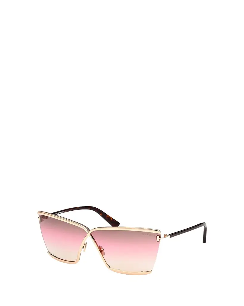 TOM FORD Elle 02 Acetate/Metal Butterfly Sunglasses