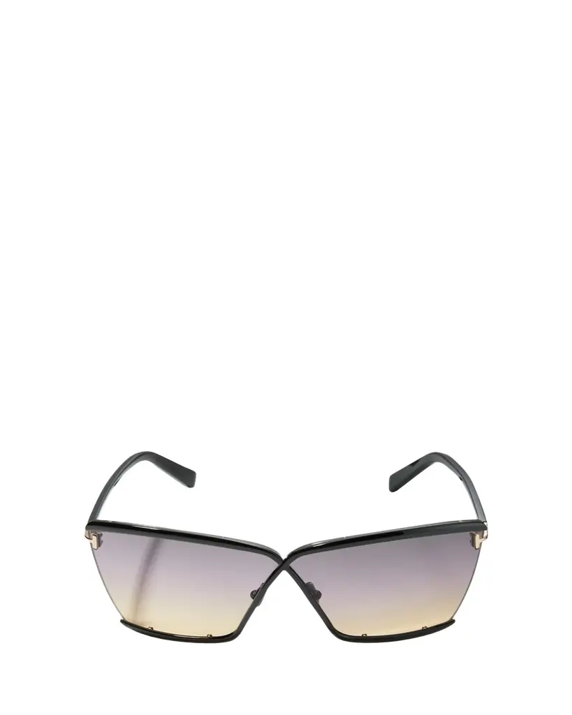 TOM FORD Elle 02 Acetate/Metal Butterfly Sunglasses