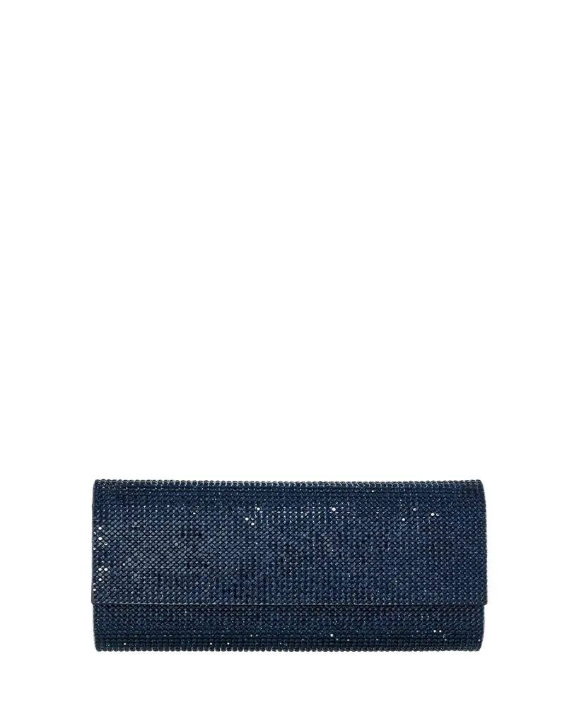 Judith Leiber Couture Perry Beaded Crystal Clutch Bag