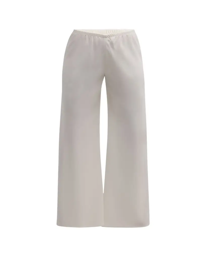 THE ROW Gala Wide-Leg Crepe Pants