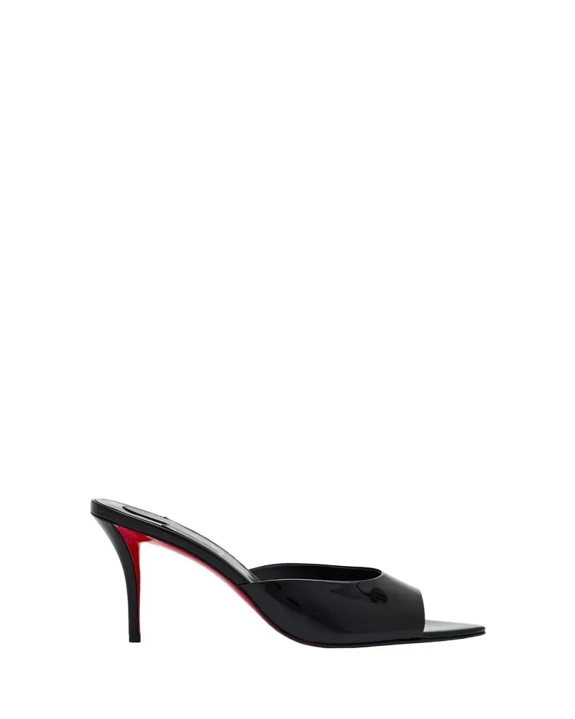 Christian Louboutin 80mm Miss Z Patent Mule Sandals