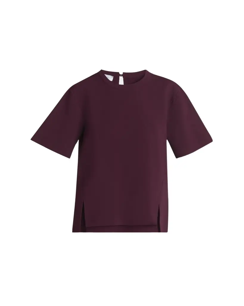 Stella McCartney Short-Sleeve Compact Knit Top