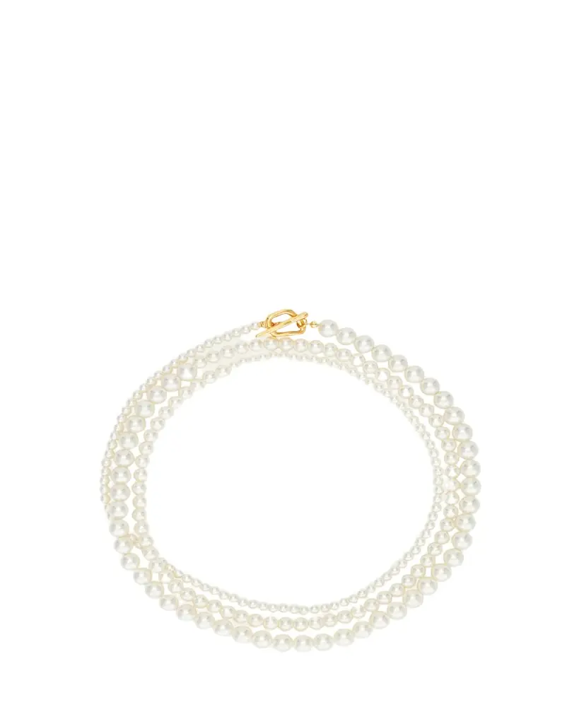 Shashi Louise Pearly Strand Necklace