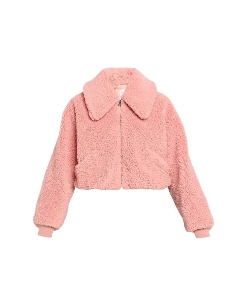 Givenchy Faux Fur Cropped Bomber Jacket