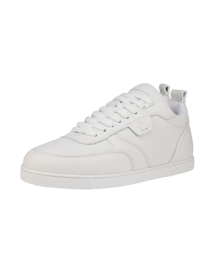 Christian Louboutin Men 's Sk Vi Flat Calf Leather Low-Top Sneakers