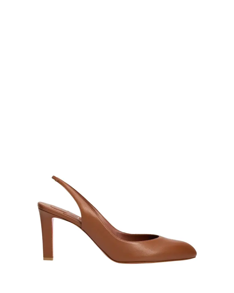 Christian Louboutin 85mm Fannylove Leather Slingback Pumps