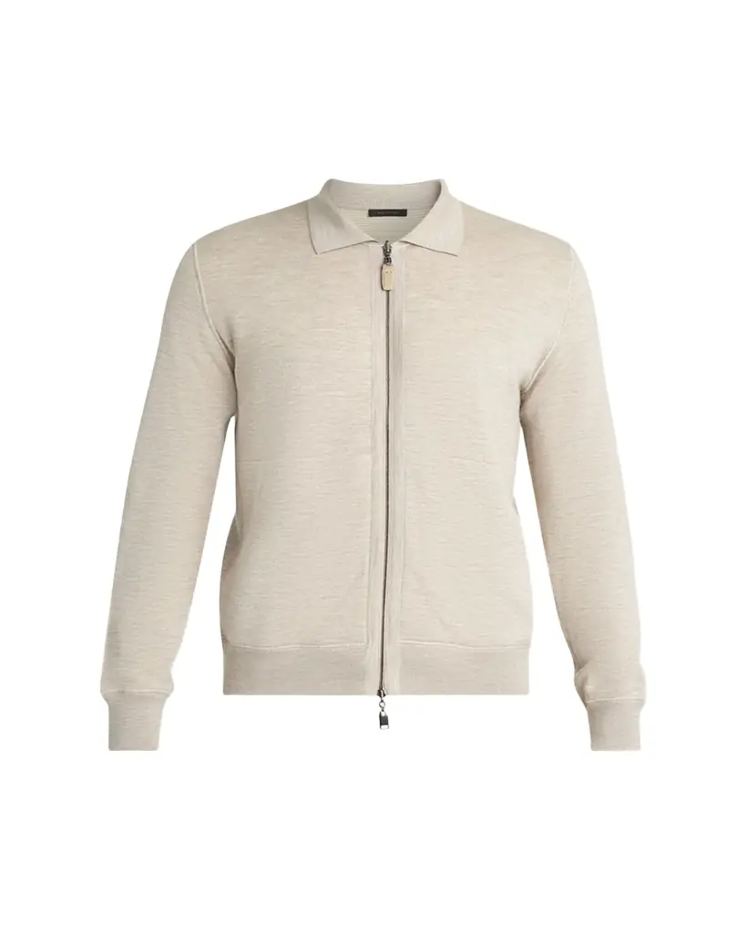 Brioni Men's Full-Zip Blouson Jacket