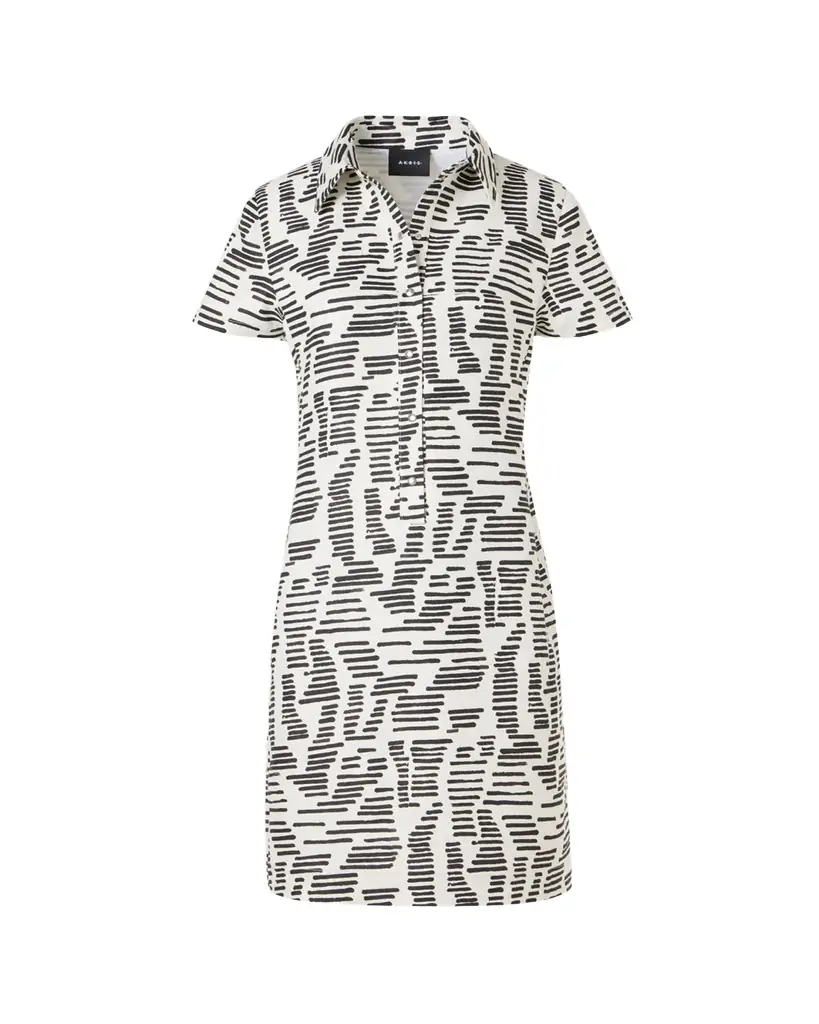 Akris Dance Movements Linen Toile Polo Dress - Women's Clothing